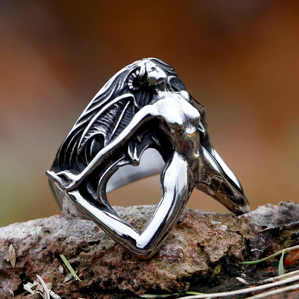 Men's 316L stainless steel women's body shape ring - Man Gifts Shop