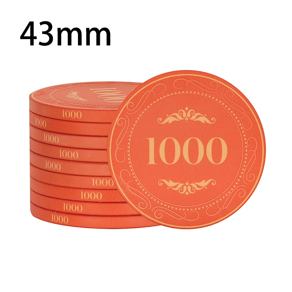 High-Quality 10PCS Ceramic Poker Chips - Man Gifts Shop