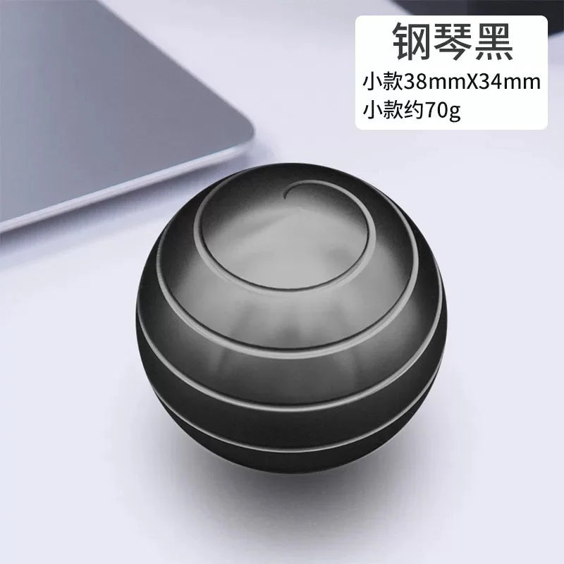 Desk Stress Relief: The Hypnotic Rotating Spherical Gyroscope Fidget Toy - Man Gifts Shop