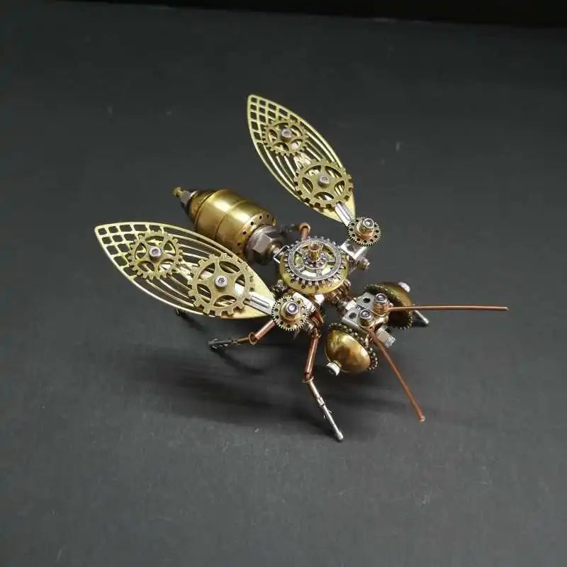 DIY 3D Puzzles Bee Steampunk Mechanical Insects Metal Assembly Model Kit