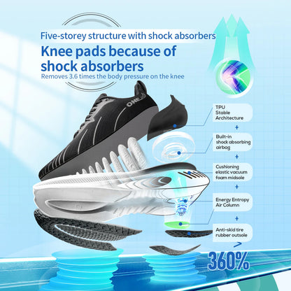 Original ONEMIX Cushioned Running Shoes for Men & Women – Non-Slip, Breathable Sneakers