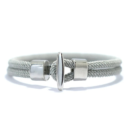 51Luckind Milan Rope Anchor Bracelet – Handmade Cotton Survival Jewelry for Men & Women
