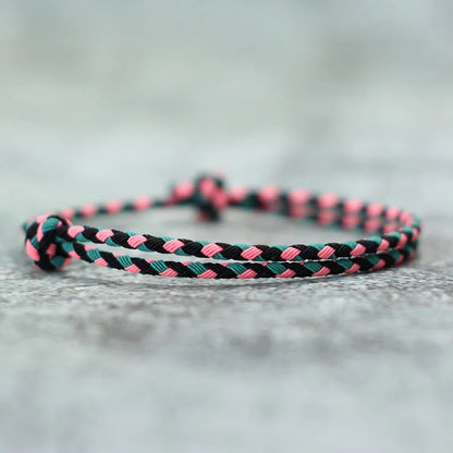 Braided Holiday Friendship Rope Bracelet