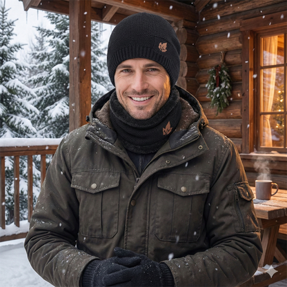 Conjunto de gorro y braga de punto Ultimate Warmth para hombre 