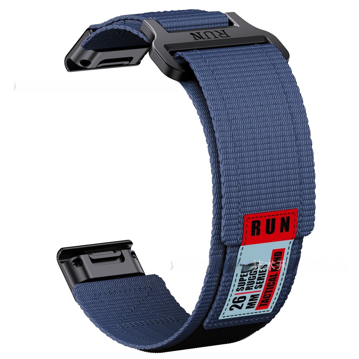 Men’s Tactical Nylon Sports Watch Strap – 20mm & 22mm Universal Fit for Samsung, Huawei, Garmin