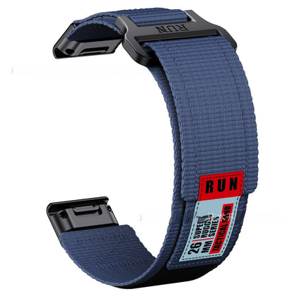 Men’s Tactical Nylon Sports Watch Strap – 20mm & 22mm Universal Fit for Samsung, Huawei, Garmin