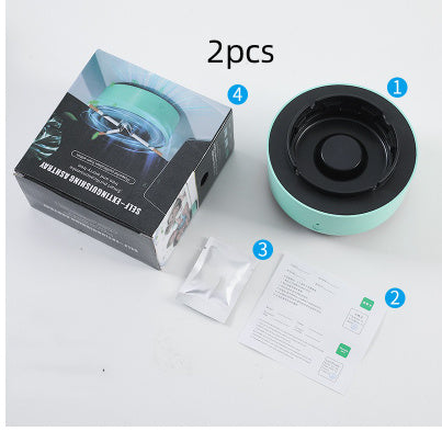 Portable Air Purifier Ashtray – Smoke Removal & Anion Freshener for Cars & Homes