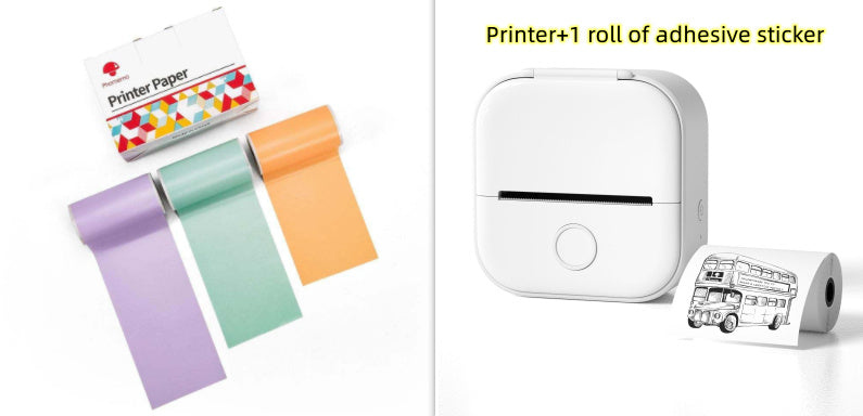 Phomemo T02 Bluetooth Mini Thermal Printer – Inkless, Portable & Multilingual