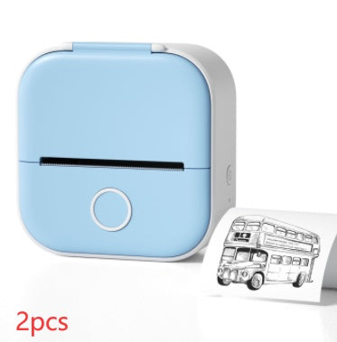 Phomemo T02 Bluetooth Mini Thermal Printer – Inkless, Portable & Multilingual