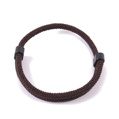 Adjustable Braided Rope Bracelet – Unisex Style for Everyday Wear