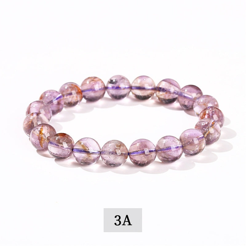 🌿 Natural Brazilian Iced Amethyst Bracelet
