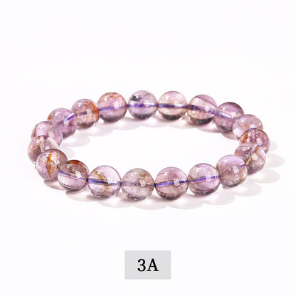 🌿 Natural Brazilian Iced Amethyst Bracelet