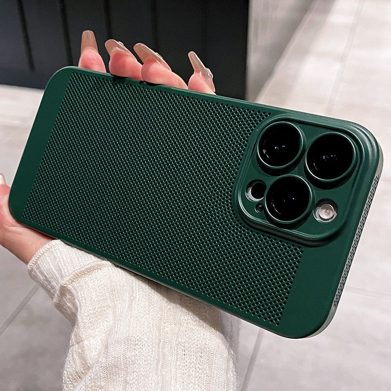 Ultra-Thin Breathable iPhone 16 Case with Lens Protector Cooling Case