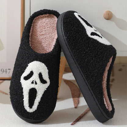 Halloween Skull Cartoon Slippers – Cozy Meets Creepy-Cool