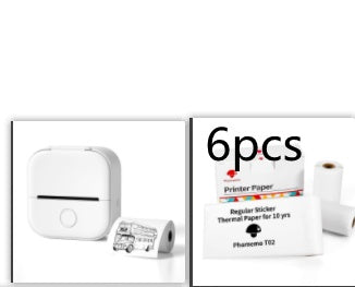 Phomemo T02 Bluetooth Mini Thermal Printer – Inkless, Portable & Multilingual