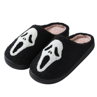 Halloween Skull Cartoon Slippers – Cozy Meets Creepy-Cool