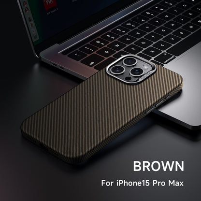 Luxury Gentleman Carbon Fiber iPhone Case – Magnetic, Stylish & Tough