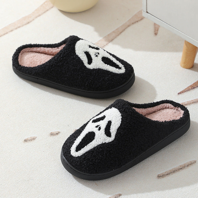 Halloween Skull Cartoon Slippers – Cozy Meets Creepy-Cool