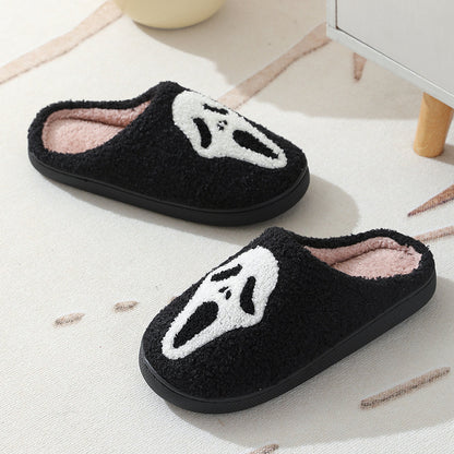 Halloween Skull Cartoon Slippers – Cozy Meets Creepy-Cool