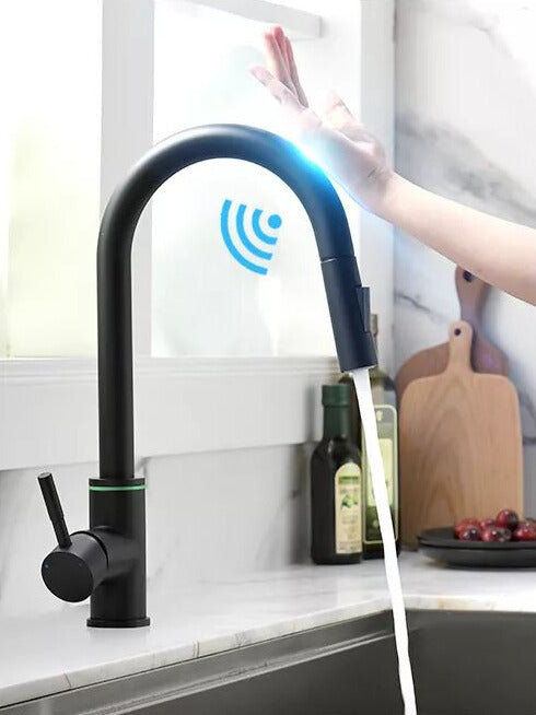 MGS Smart Touch Kitchen Faucet with Water Temperature LED Indicator