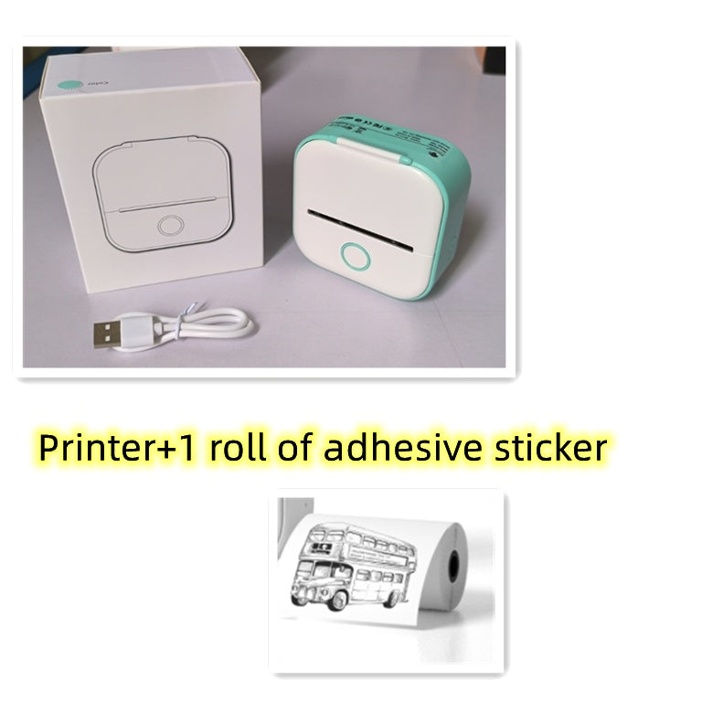 Phomemo T02 Bluetooth Mini Thermal Printer – Inkless, Portable & Multilingual