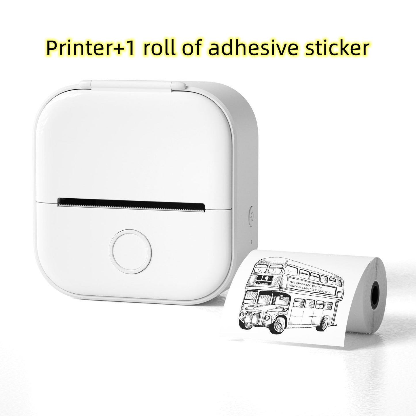 Phomemo T02 Bluetooth Mini Thermal Printer – Inkless, Portable & Multilingual