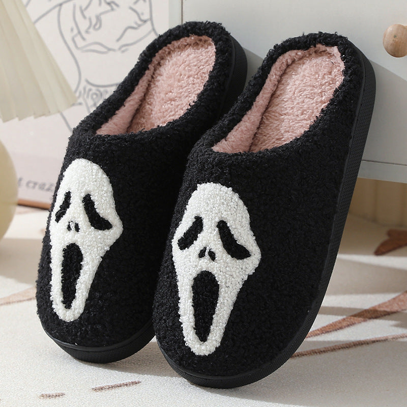Halloween Skull Cartoon Slippers – Cozy Meets Creepy-Cool