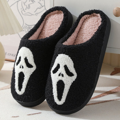 Halloween Skull Cartoon Slippers – Cozy Meets Creepy-Cool