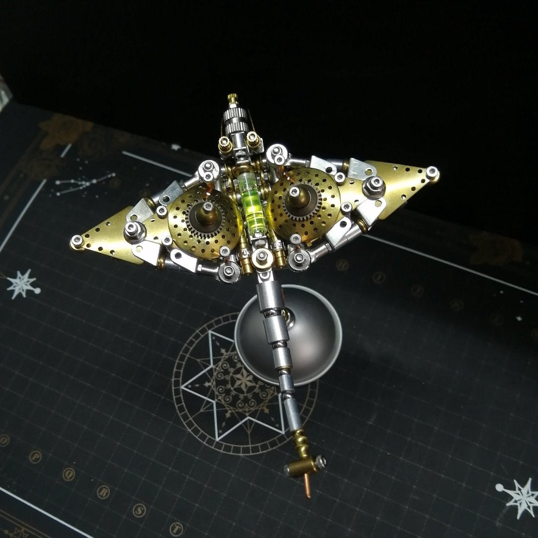 DIY 3D Steampunk Manta Ray Puzzle – Mechanical Metal Model Kit