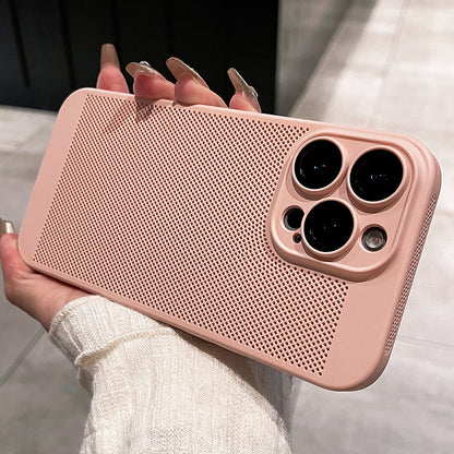 Ultra-Thin Breathable iPhone 16 Case with Lens Protector Cooling Case