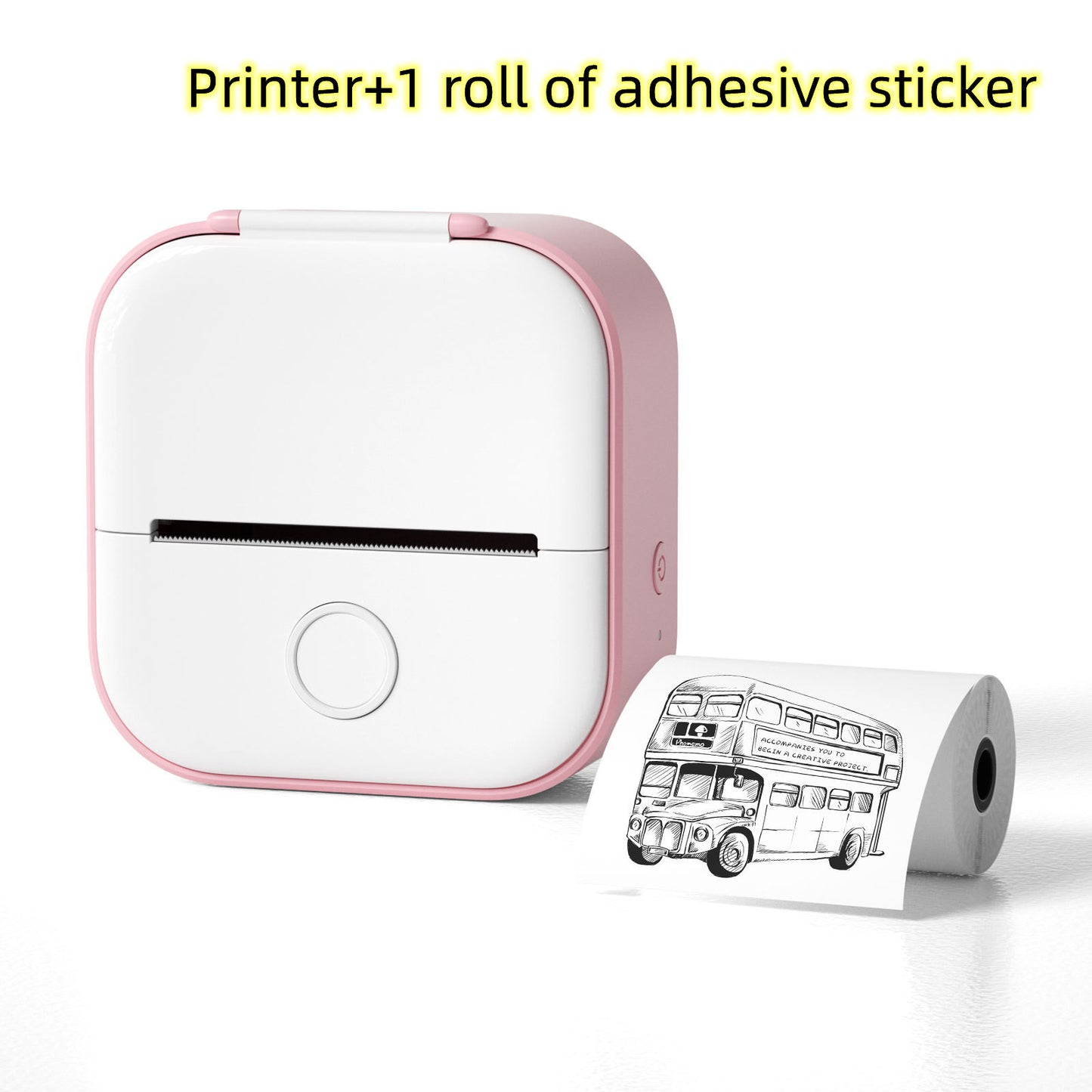 Phomemo T02 Bluetooth Mini Thermal Printer – Inkless, Portable & Multilingual