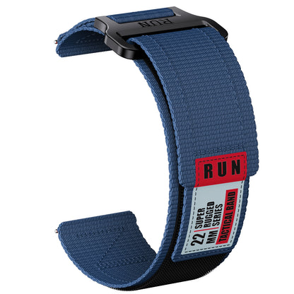 Men’s Tactical Nylon Sports Watch Strap – 20mm & 22mm Universal Fit for Samsung, Huawei, Garmin