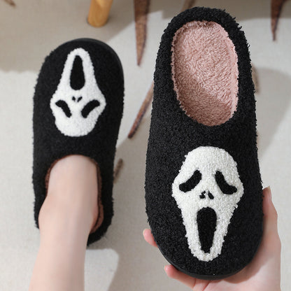 Halloween Skull Cartoon Slippers – Cozy Meets Creepy-Cool