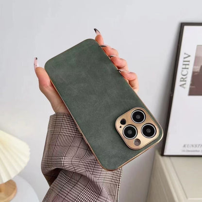 Premium Leather Texture iPhone Case – Slim, Stylish & Protective