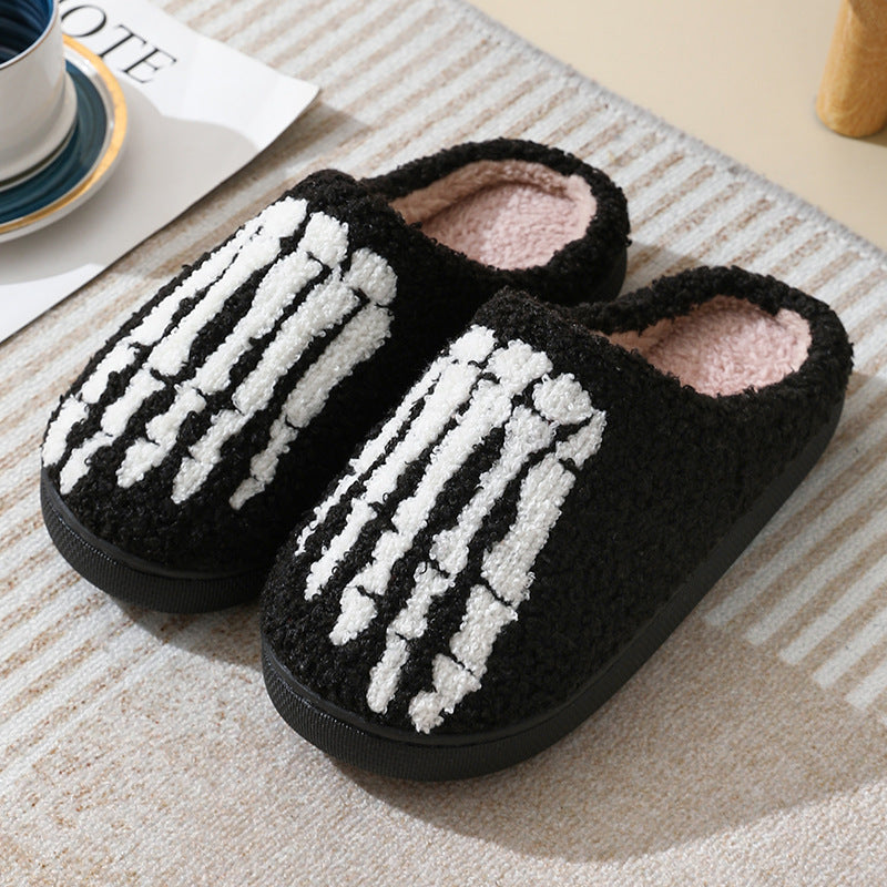 Halloween Skull Cartoon Slippers – Cozy Meets Creepy-Cool