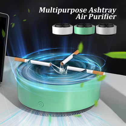 Portable Air Purifier Ashtray – Smoke Removal & Anion Freshener for Cars & Homes